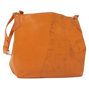 Authentic LOUIS VUITTON Epi Mandala MM Shoulder Bag Orange Mandarin M5889H LV